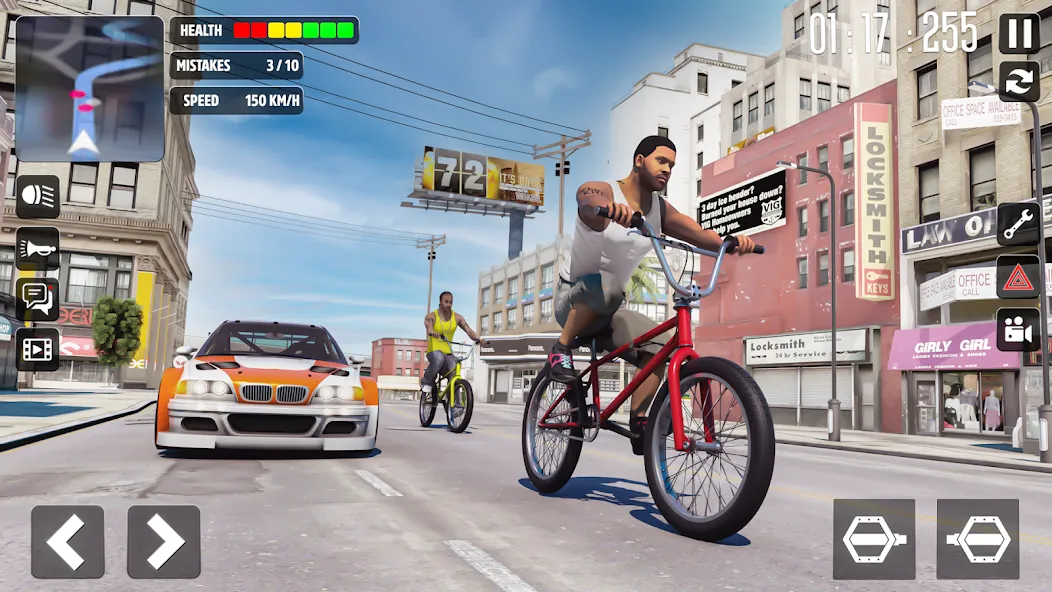 Скачать взломанную Cycle Stunt Games: Cycle Game (Оффроад Велосипедист )  [МОД Все открыто] — стабильная версия apk на Андроид screen 1