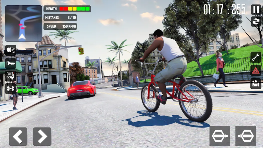 Скачать взломанную Cycle Stunt Games: Cycle Game (Оффроад Велосипедист )  [МОД Все открыто] — стабильная версия apk на Андроид screen 2