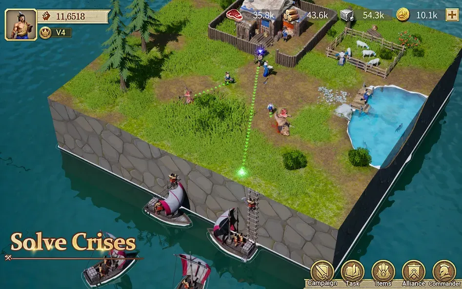 Взлом Game of Empires:Warring Realms (Уорринг Нейшенс)  [МОД Много монет] — стабильная версия apk на Андроид screen 4