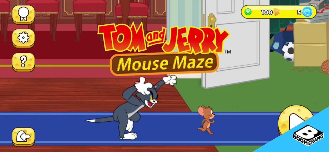 Взлом Tom & Jerry: Mouse Maze  [МОД Unlocked] — последняя версия apk на Андроид screen 1