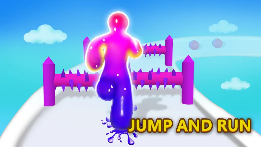 Скачать взломанную Blob Dash — Endless Runner (Блоб Дэш)  [МОД Unlocked] — стабильная версия apk на Андроид screen 1