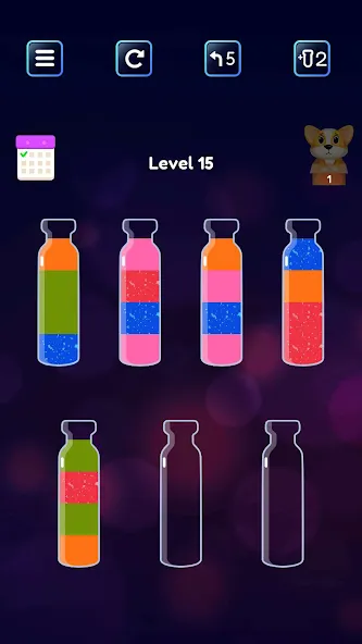 Взлом Soda Sort: Water Color Puzzle (Сода Сорт)  [МОД Unlimited Money] — последняя версия apk на Андроид screen 3