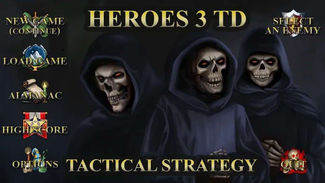 Скачать взлом Heroes 3 of Might: Magic TD  [МОД Много денег] — последняя версия apk на Андроид screen 1