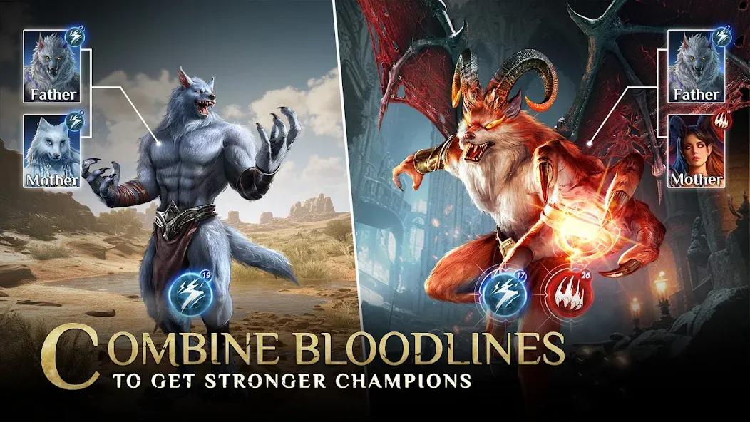 Взлом Bloodline: Heroes of Lithas (Бладлайн)  [МОД Все открыто] — полная версия apk на Андроид screen 1