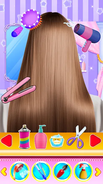 Взломанная Fashion Braid Hairstyles Salon  [МОД Unlimited Money] — стабильная версия apk на Андроид screen 5