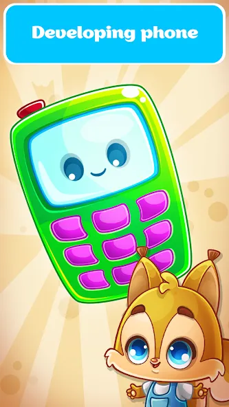 Взломанная Babyphone game Numbers Animals  [МОД Много денег] — последняя версия apk на Андроид screen 1