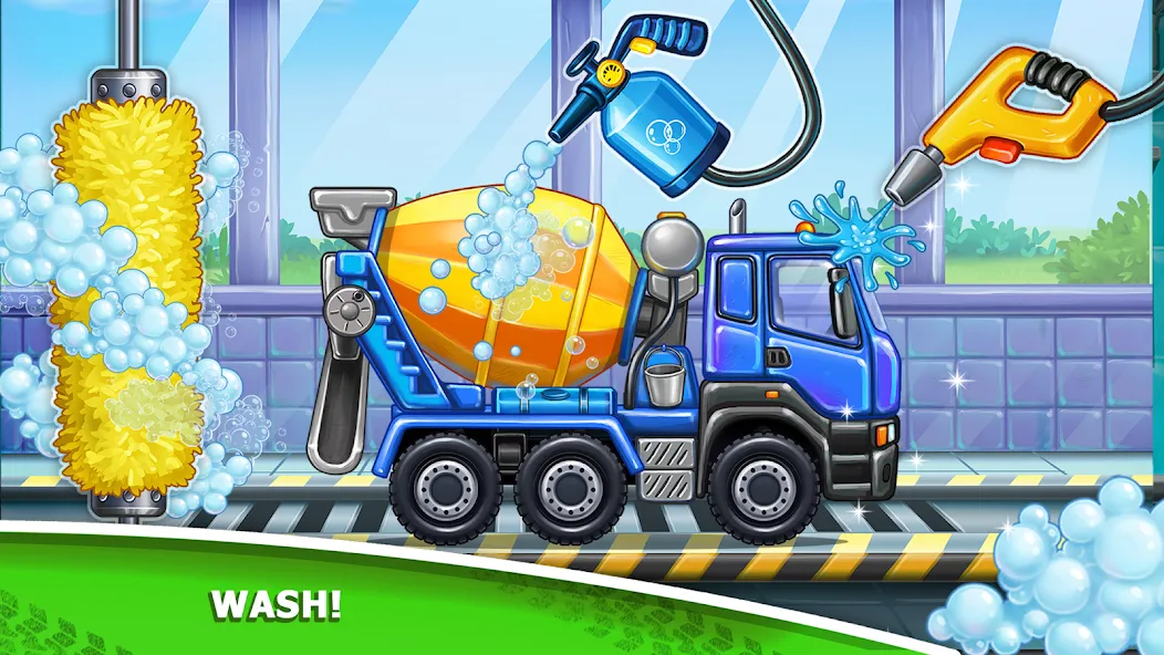 Скачать взлом Kids truck games Build a house  [МОД Unlocked] — полная версия apk на Андроид screen 2