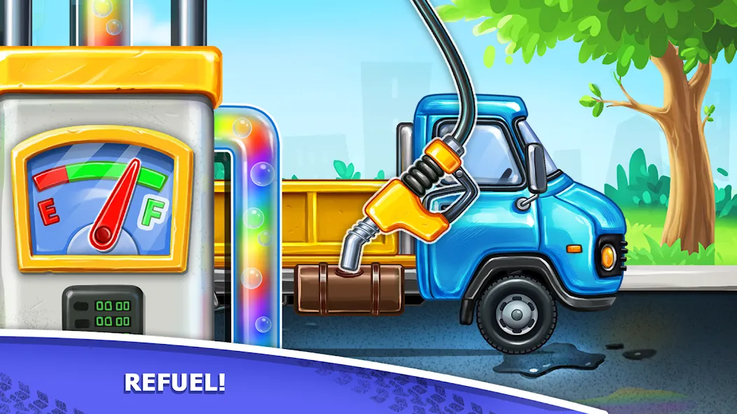 Скачать взлом Kids truck games Build a house  [МОД Unlocked] — полная версия apk на Андроид screen 3