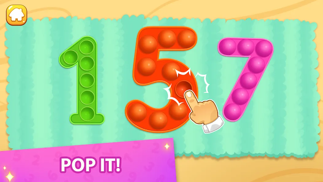 Взломанная Numbers for kid Learn to count  [МОД Menu] — полная версия apk на Андроид screen 1