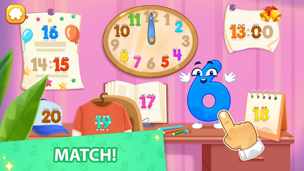 Взломанная Numbers for kid Learn to count  [МОД Menu] — полная версия apk на Андроид screen 3