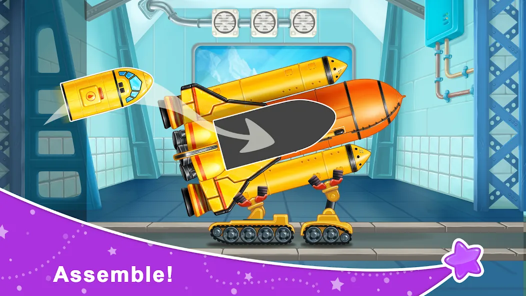 Скачать взлом Rocket 4 space games Spaceship  [МОД Menu] — последняя версия apk на Андроид screen 1