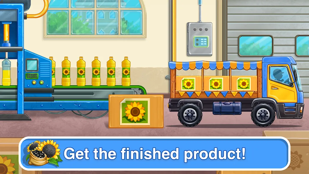 Скачать взломанную Tractor, car: kids farm games  [МОД Unlocked] — полная версия apk на Андроид screen 4