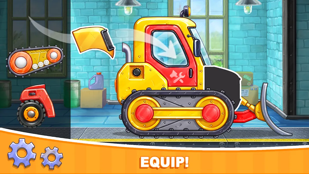 Взломанная Car games Bulldozer for kids 5  [МОД Бесконечные монеты] — полная версия apk на Андроид screen 1