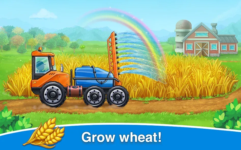 Скачать взломанную Farm land & Harvest Kids Games  [МОД Unlocked] — стабильная версия apk на Андроид screen 3