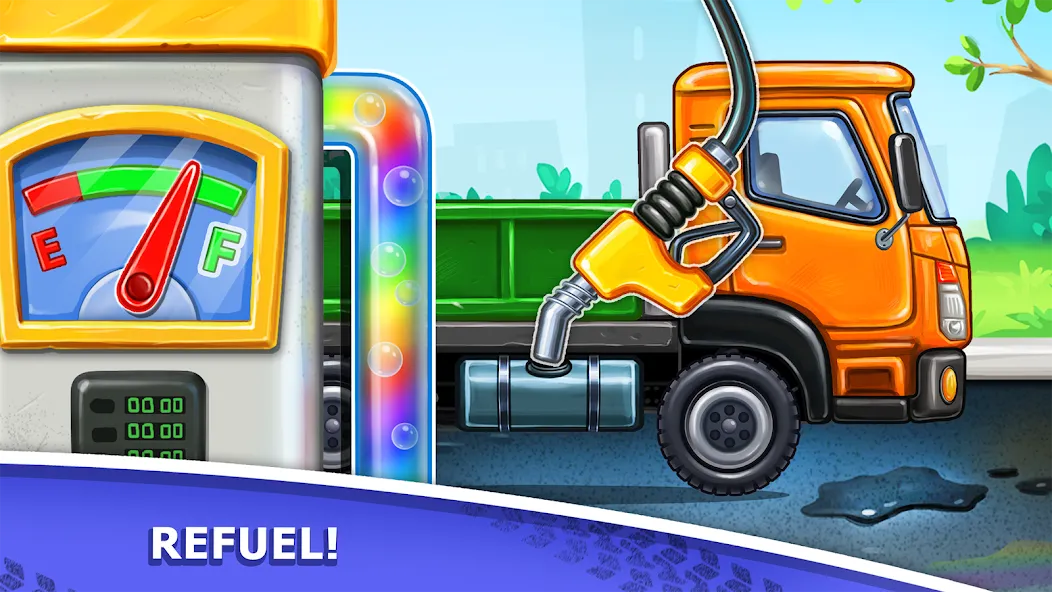 Скачать взломанную Truck games — build a house  [МОД Много денег] — полная версия apk на Андроид screen 2