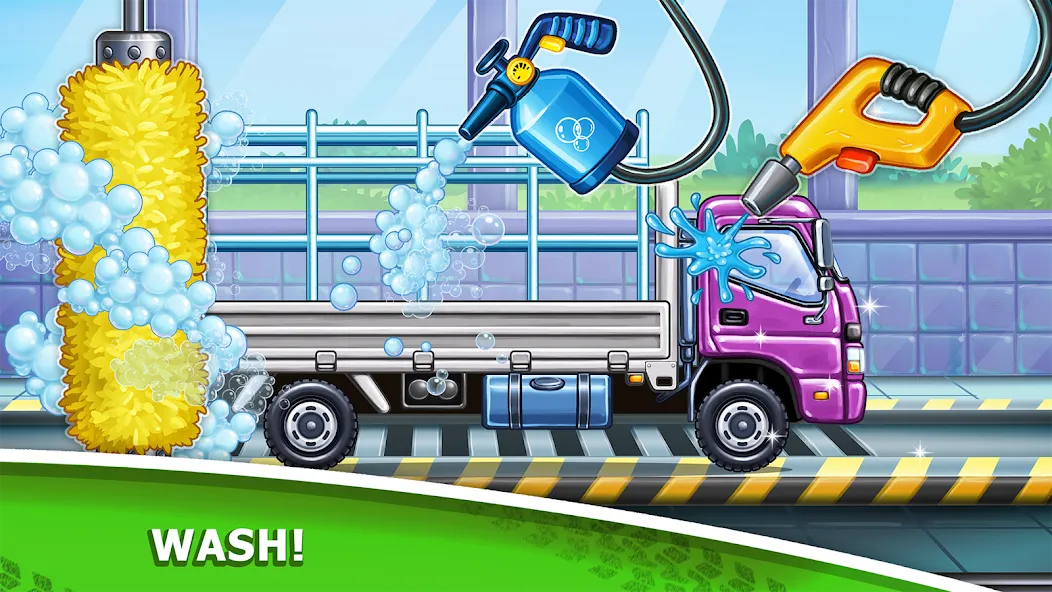 Скачать взломанную Truck games — build a house  [МОД Много денег] — полная версия apk на Андроид screen 3