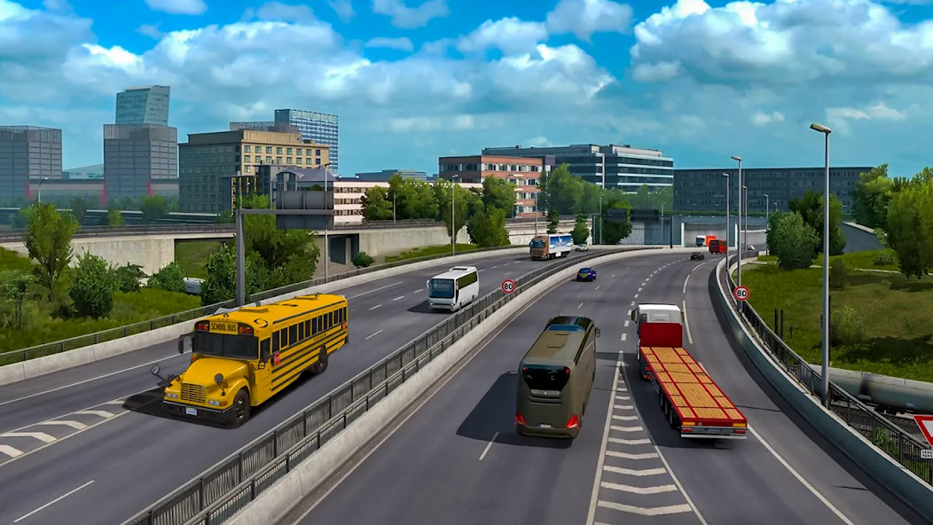 Взлом School Bus Transport Simulator (Школьный Автобусный Транспортный Симулятор)  [МОД Меню] — полная версия apk на Андроид screen 4