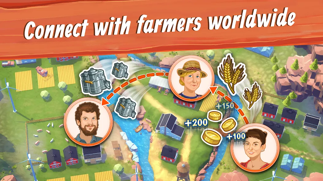 Взлом Big Farm: Mobile Harvest (Биг Фарм)  [МОД Много монет] — полная версия apk на Андроид screen 5