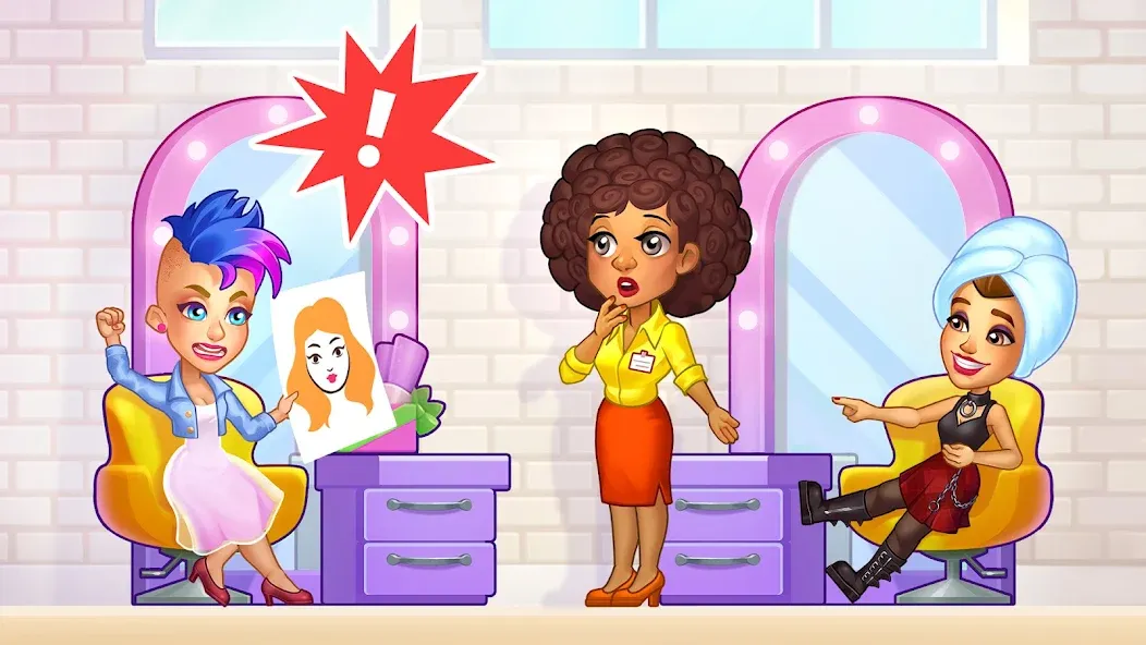 Взлом Makeover Salon: Beauty Mania (Маковер Салон)  [МОД Все открыто] — стабильная версия apk на Андроид screen 3