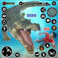 Animal Crocodile Attack Sim