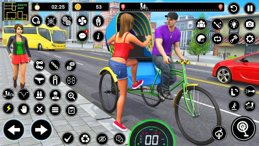 Взлом BMX Cycle Games 3D Cycle Race (игры на велосипеде 3D гонка)  [МОД Бесконечные деньги] — полная версия apk на Андроид screen 2