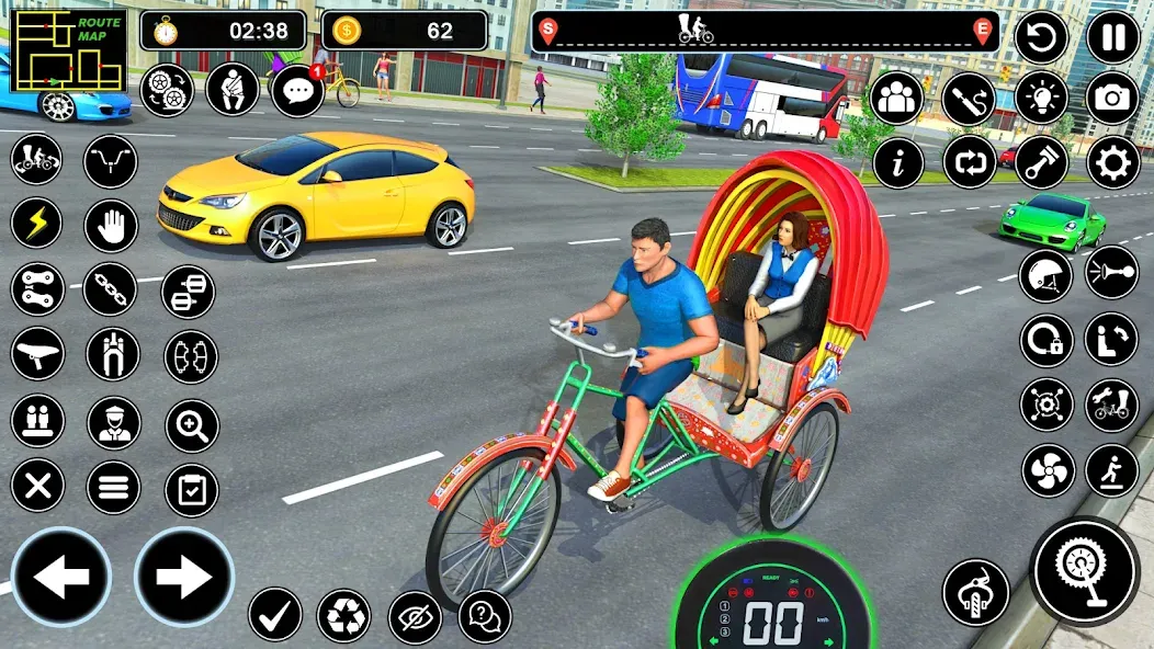 Взлом BMX Cycle Games 3D Cycle Race (игры на велосипеде 3D гонка)  [МОД Бесконечные деньги] — полная версия apk на Андроид screen 3