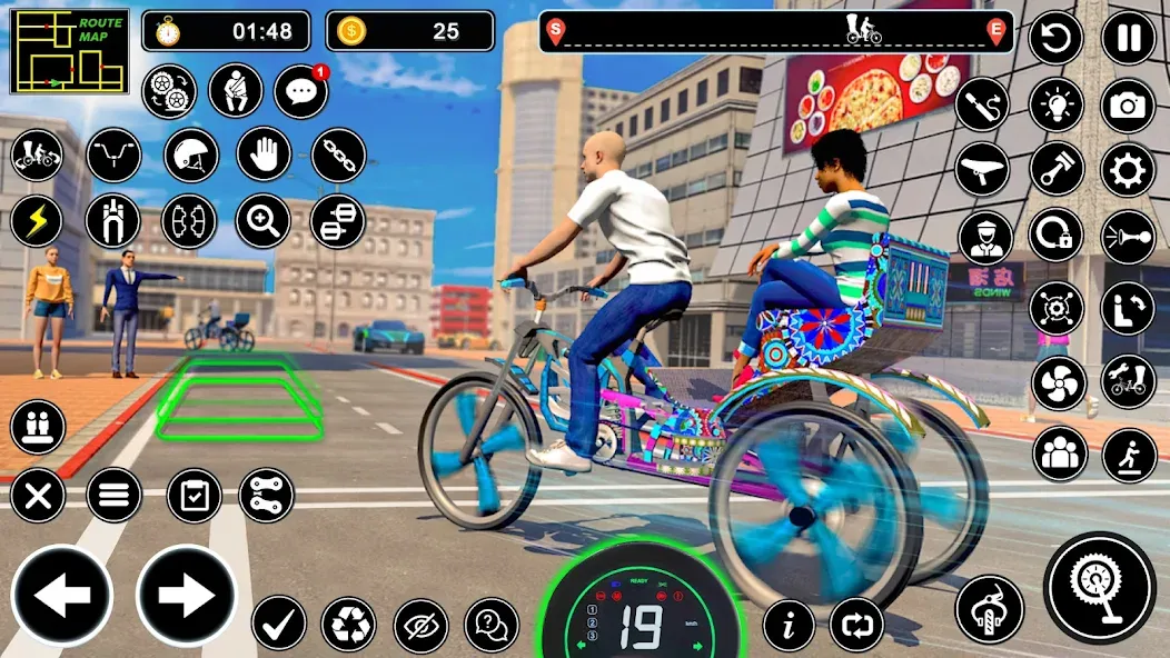 Взлом BMX Cycle Games 3D Cycle Race (игры на велосипеде 3D гонка)  [МОД Бесконечные деньги] — полная версия apk на Андроид screen 4