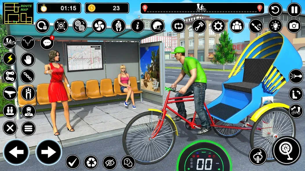 Взлом BMX Cycle Games 3D Cycle Race (игры на велосипеде 3D гонка)  [МОД Бесконечные деньги] — полная версия apk на Андроид screen 5