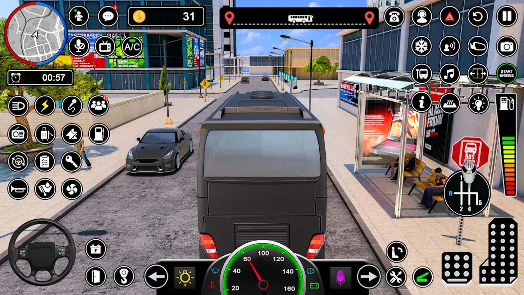 Скачать взлом Bus Simulator — Driving Games  [МОД Unlocked] — последняя версия apk на Андроид screen 3