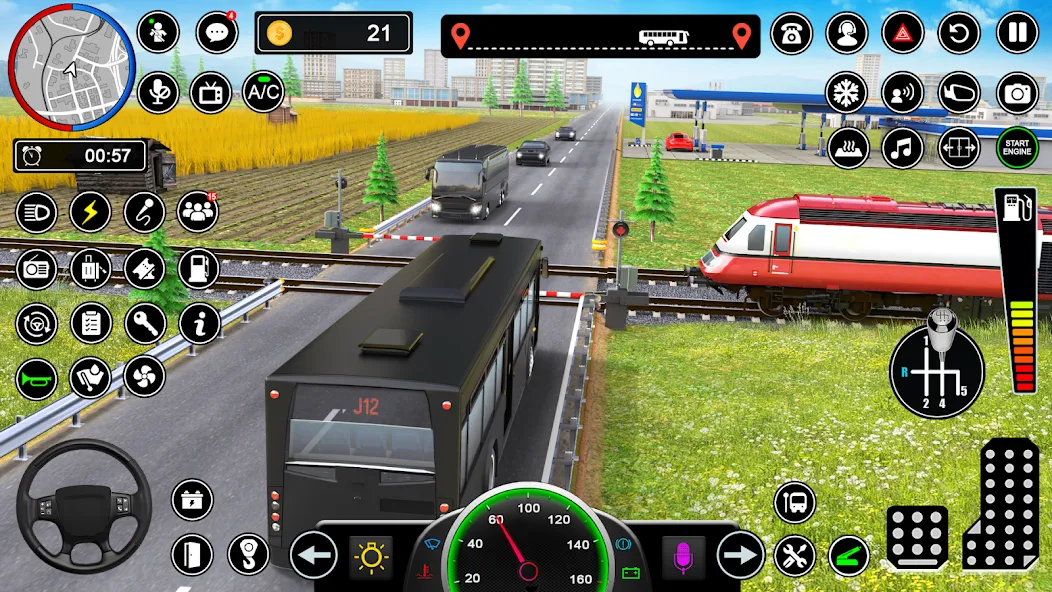 Скачать взлом Bus Simulator — Driving Games  [МОД Unlocked] — последняя версия apk на Андроид screen 4