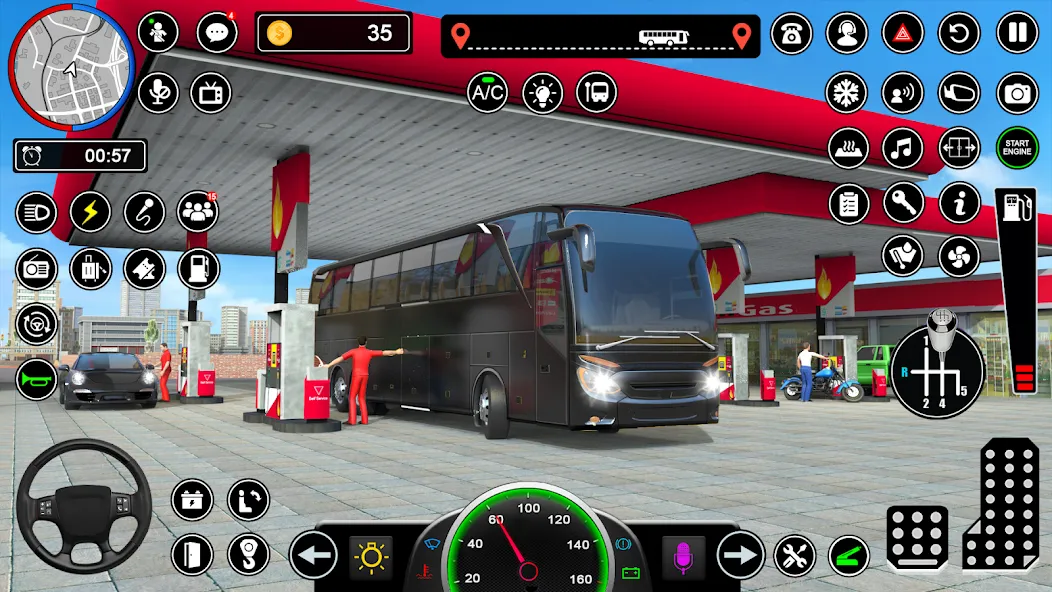 Скачать взлом Bus Simulator — Driving Games  [МОД Unlocked] — последняя версия apk на Андроид screen 5