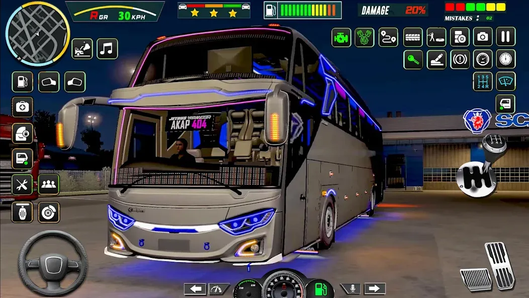 Скачать взлом Public Coach Bus Driving Game (Паблик Коуч Бас Драйвинг Гейм)  [МОД Mega Pack] — стабильная версия apk на Андроид screen 1