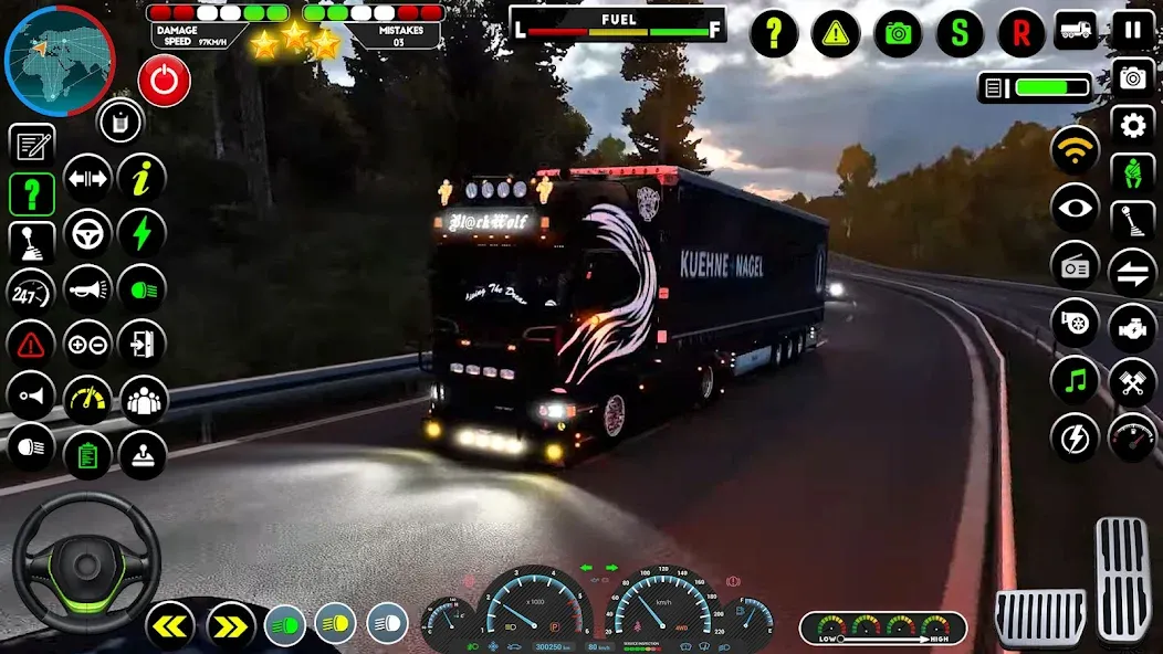 Взломанная Truck Driving Euro Truck Game  [МОД Бесконечные монеты] — стабильная версия apk на Андроид screen 2