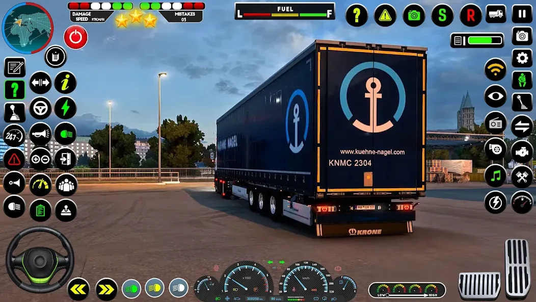 Взломанная Truck Driving Euro Truck Game  [МОД Бесконечные монеты] — стабильная версия apk на Андроид screen 3