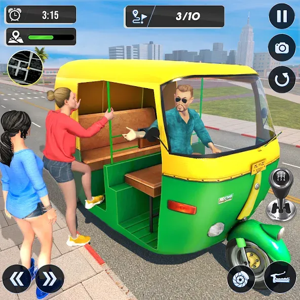 Скачать взломанную Tuk Tuk Auto Driving Games 3D  [МОД Много денег] — стабильная версия apk на Андроид screen 1