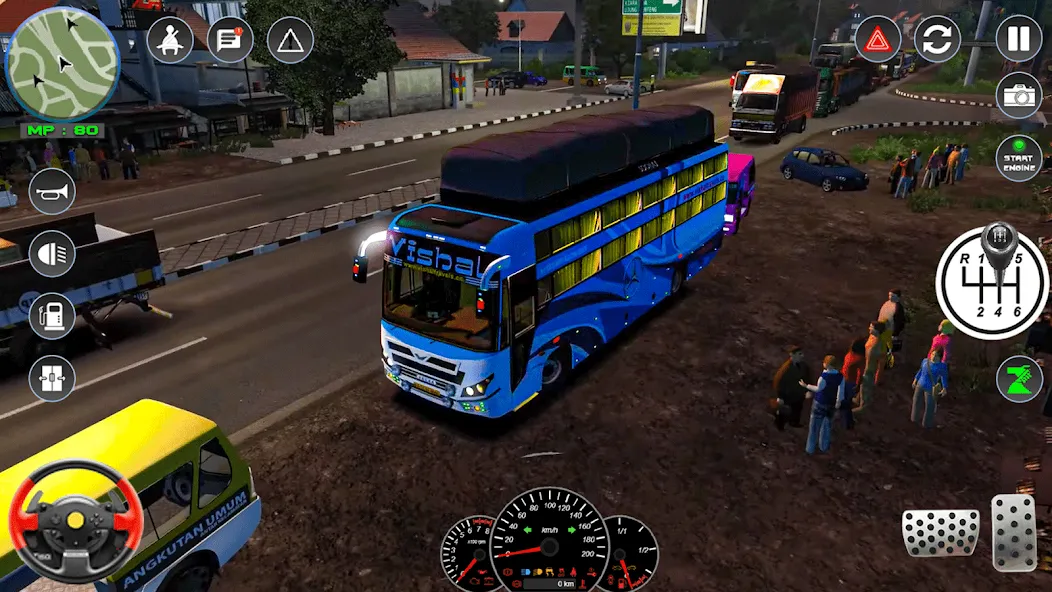 Скачать взломанную City Bus Driving: Bus Games 3D  [МОД Menu] — стабильная версия apk на Андроид screen 1