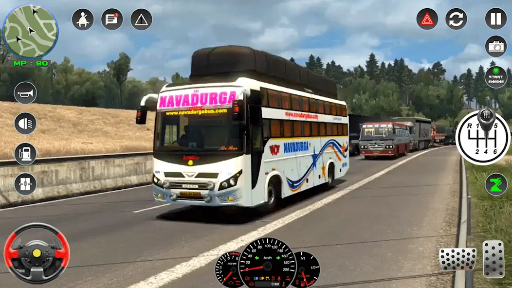 Скачать взломанную City Bus Driving: Bus Games 3D  [МОД Menu] — стабильная версия apk на Андроид screen 3