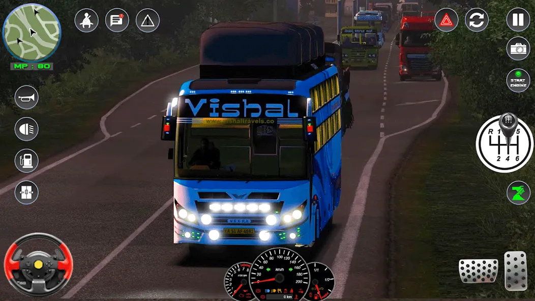 Скачать взломанную City Bus Driving: Bus Games 3D  [МОД Menu] — стабильная версия apk на Андроид screen 5