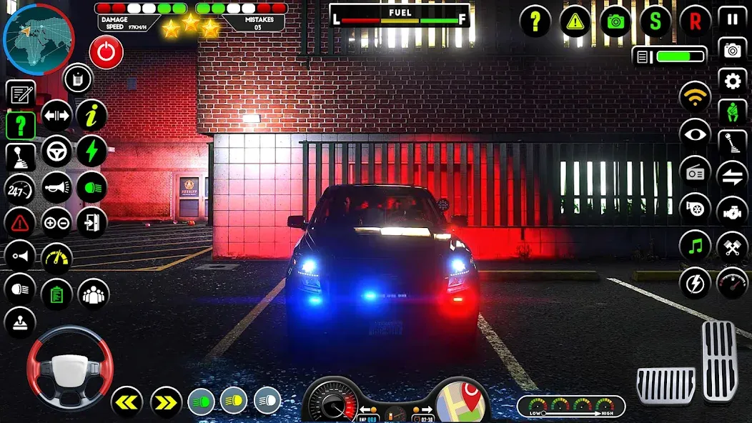 Скачать взломанную NYPD Police Car Parking Game  [МОД Много денег] — последняя версия apk на Андроид screen 2