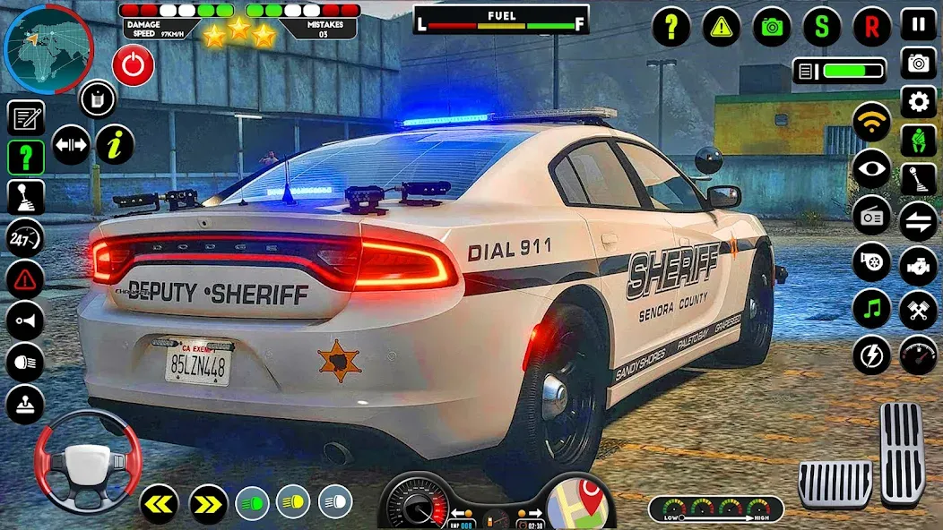 Скачать взломанную NYPD Police Car Parking Game  [МОД Много денег] — последняя версия apk на Андроид screen 3