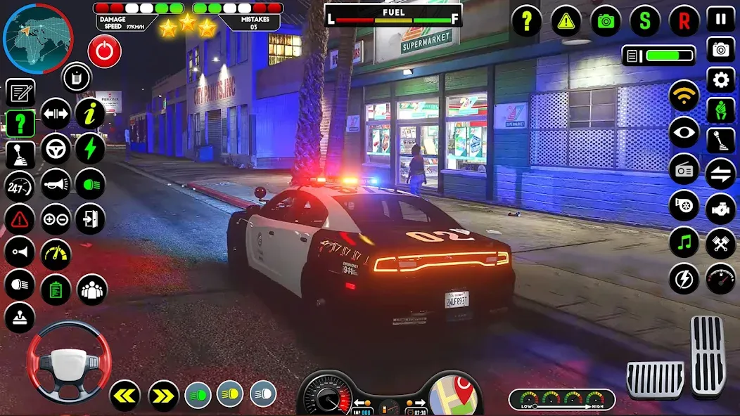 Скачать взломанную NYPD Police Car Parking Game  [МОД Много денег] — последняя версия apk на Андроид screen 4