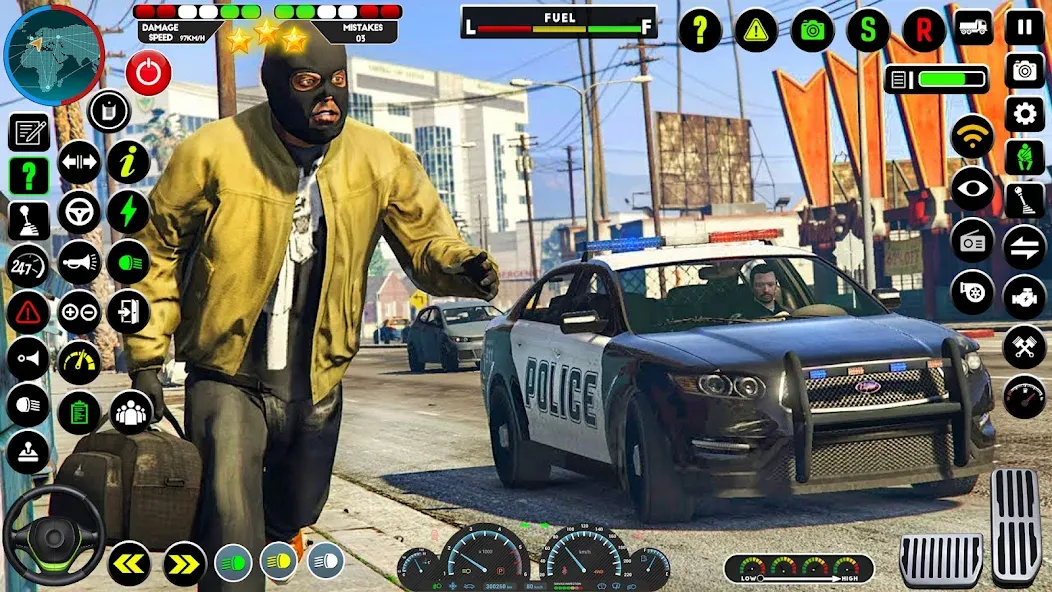 Скачать взломанную NYPD Police Car Parking Game  [МОД Много денег] — последняя версия apk на Андроид screen 5