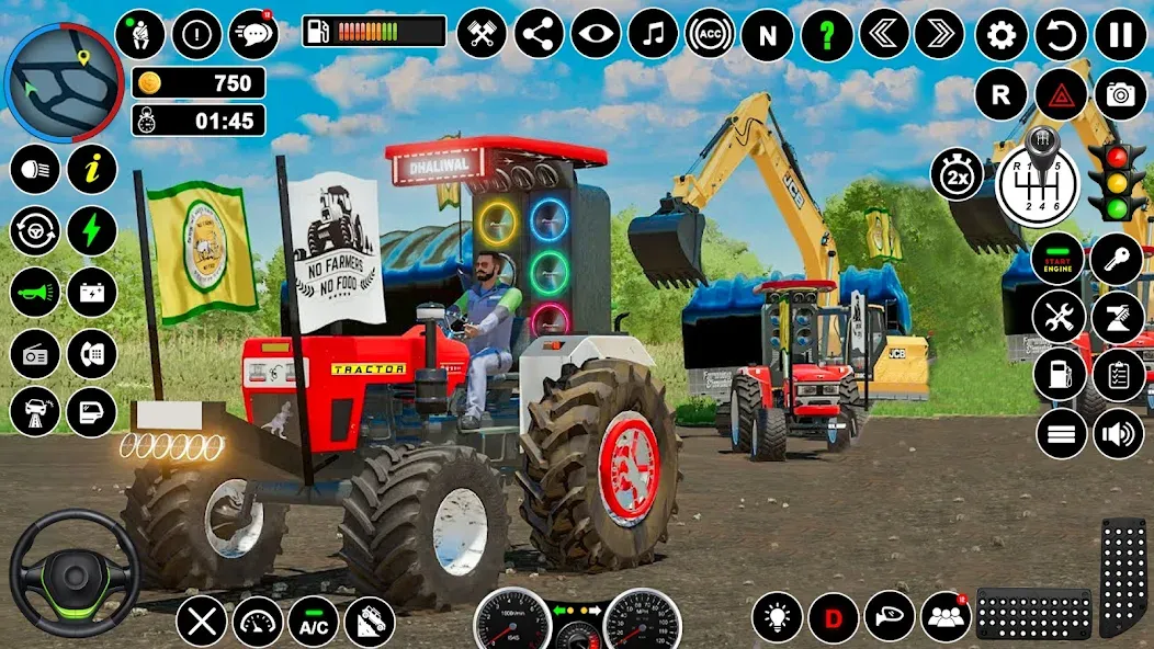 Взлом Tractor Driving — Tractor Game  [МОД Menu] — стабильная версия apk на Андроид screen 3