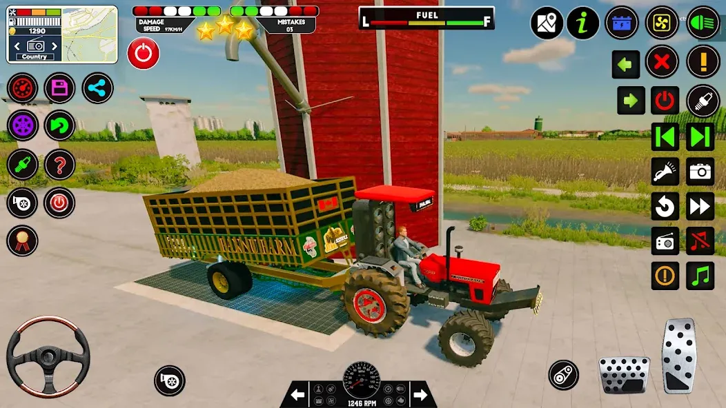 Взлом Tractor Driving — Tractor Game  [МОД Menu] — стабильная версия apk на Андроид screen 4