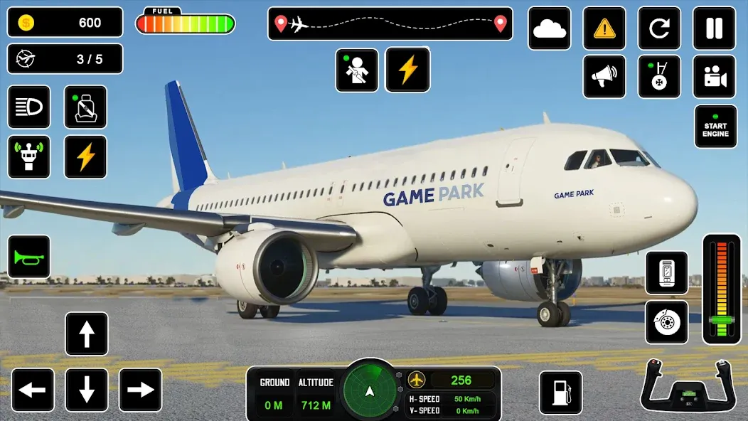 Скачать взломанную Pilot Simulator: Airplane Game  [МОД Все открыто] — полная версия apk на Андроид screen 1