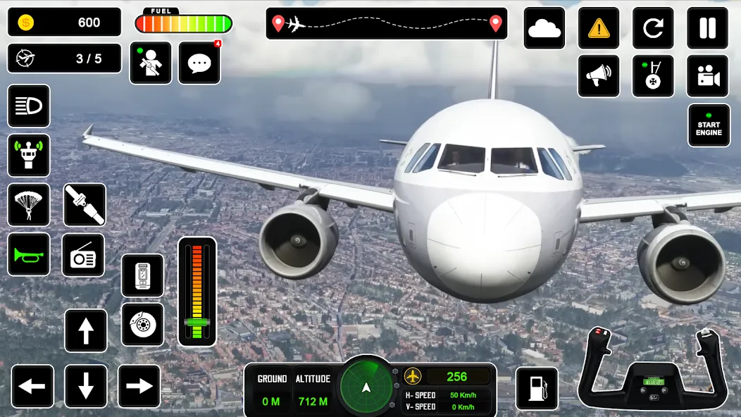 Скачать взломанную Pilot Simulator: Airplane Game  [МОД Все открыто] — полная версия apk на Андроид screen 2