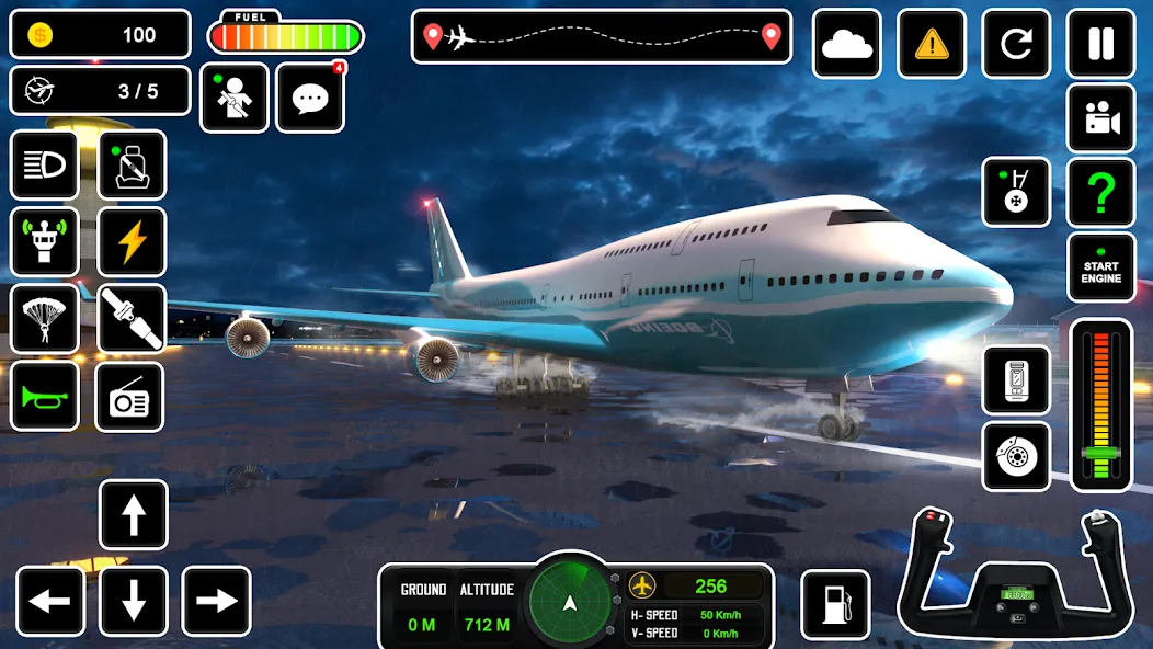 Скачать взломанную Pilot Simulator: Airplane Game  [МОД Все открыто] — полная версия apk на Андроид screen 3