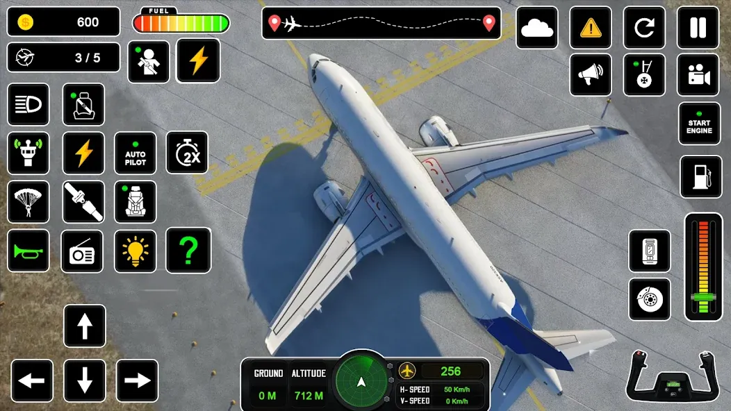 Скачать взломанную Pilot Simulator: Airplane Game  [МОД Все открыто] — полная версия apk на Андроид screen 4