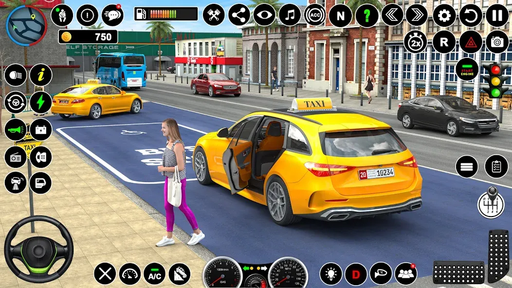 Взломанная Russian Taxi Driving Simulator  [МОД Много денег] — полная версия apk на Андроид screen 4