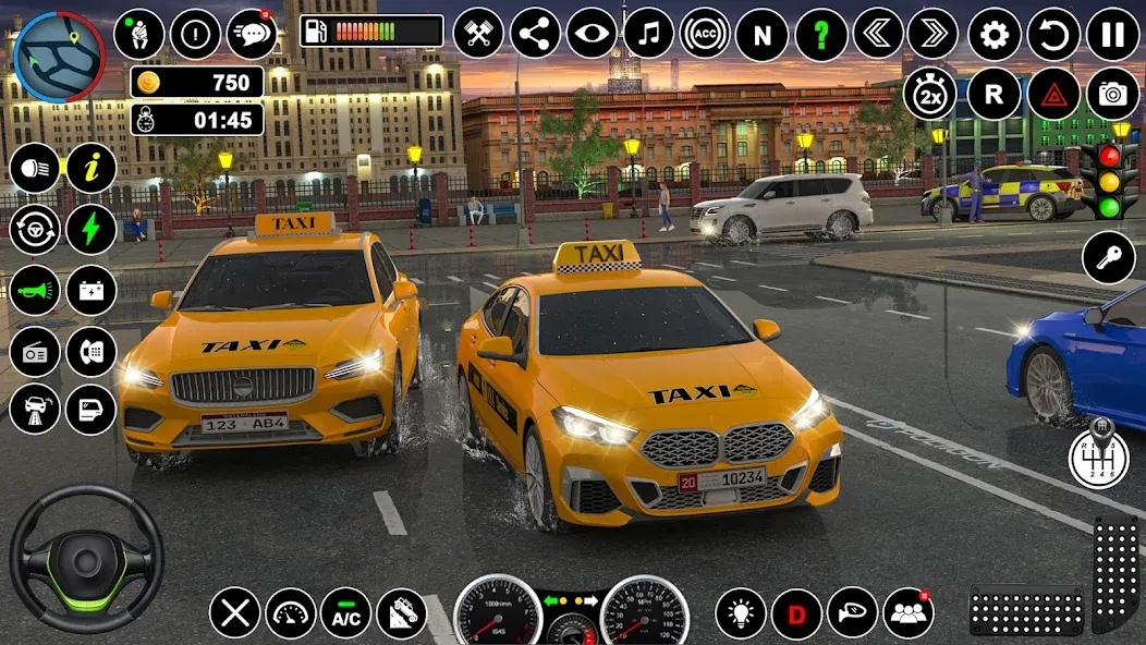 Взломанная Russian Taxi Driving Simulator  [МОД Много денег] — полная версия apk на Андроид screen 5